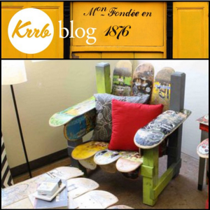 krrb blog upcycled skateboard furniture